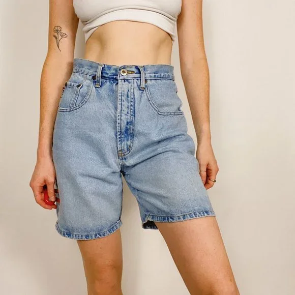 Vintgae 90s BUM Equipment High Waist Bermuda Short - Picture 2 of 8